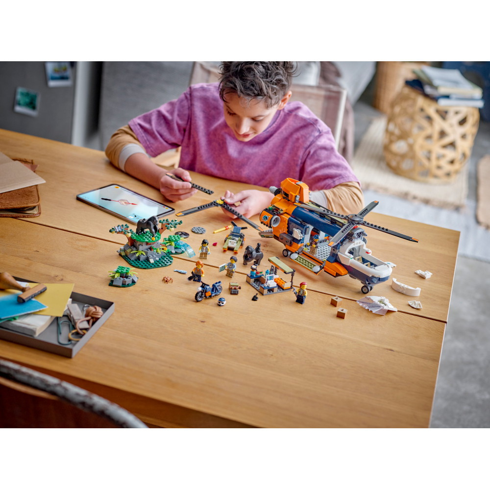 LEGO City - Jungleeventyr – helikopter og ekspeditionsbase