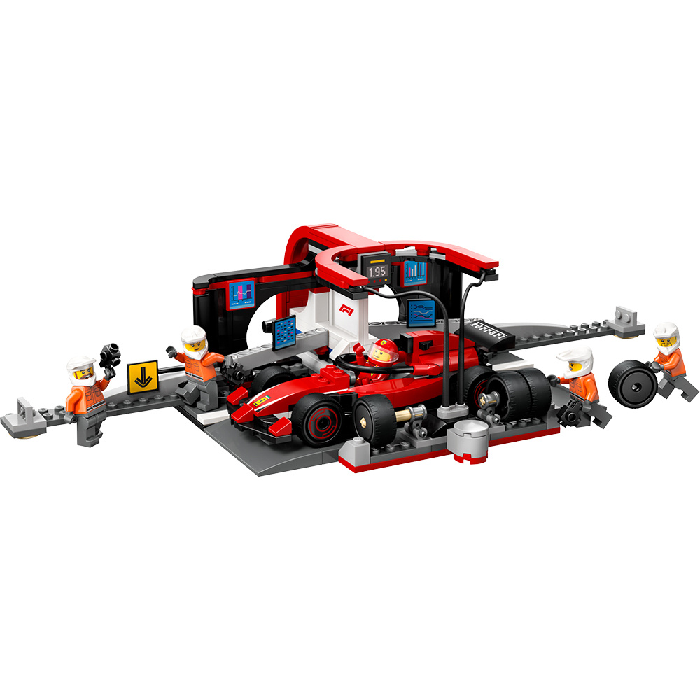 LEGO City - F1®-pitstop og pitcrew med Ferrari-bil