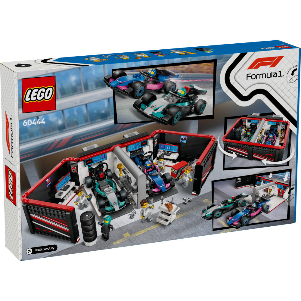 LEGO City - F1-garage: Mercedes-AMG og Alpine-biler
