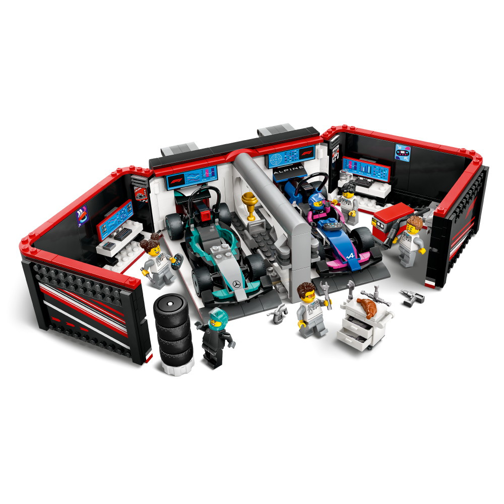 LEGO City - F1-garage: Mercedes-AMG og Alpine-biler