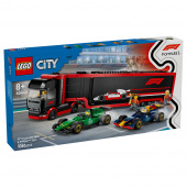 LEGO City - F1-lastbil med RB20 og AMR24 F1-biler LEGO City - F1-lastbil med RB20 og AMR24 F1-biler
