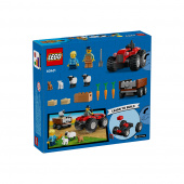 LEGO City - Rød traktor med anhænger og får LEGO City - Rød traktor med anhænger og får