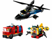 LEGO City – Helikopter, brandbil og ubåd LEGO City – Helikopter, brandbil og ubåd