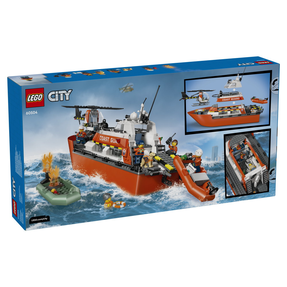 LEGO City - Kystvagtens Redningsbåd Og Helikopter