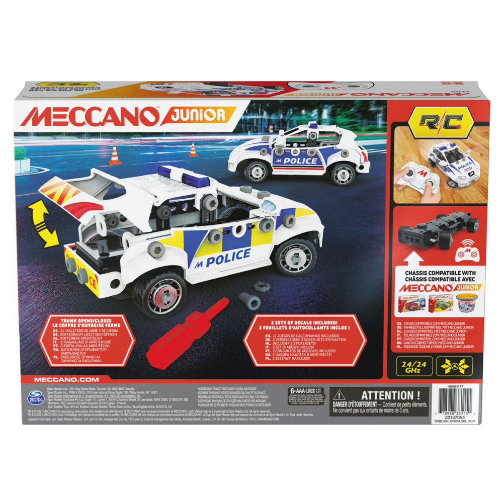 Meccano JR - RC politibil