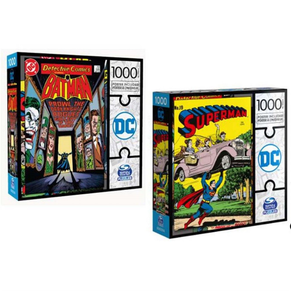 DC Comics Puslespil - 2x1000 Brikker