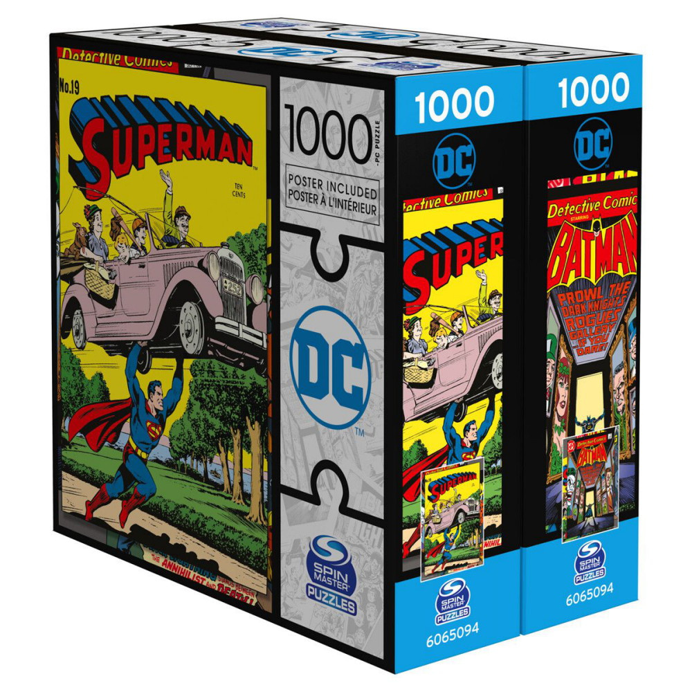 DC Comics Puslespil - 2x1000 Brikker