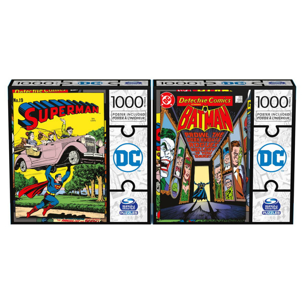 DC Comics Puslespil - 2x1000 Brikker