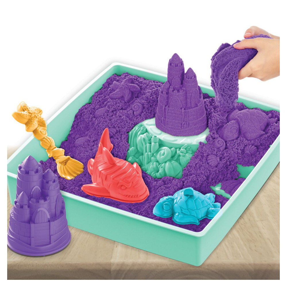 Kinetic Sand Sandbox Sæt - Lilla