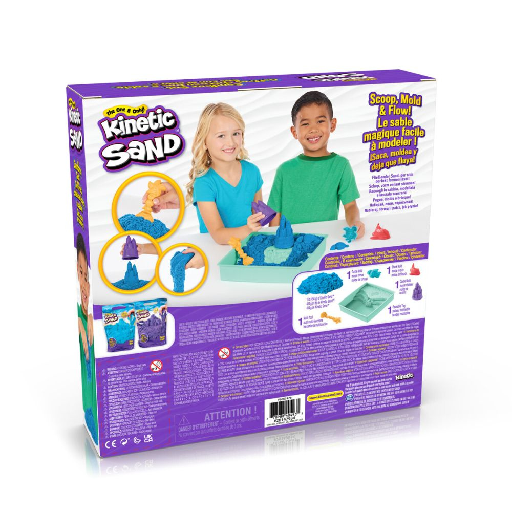 Kinetic Sand Sandbox Sæt - Blå