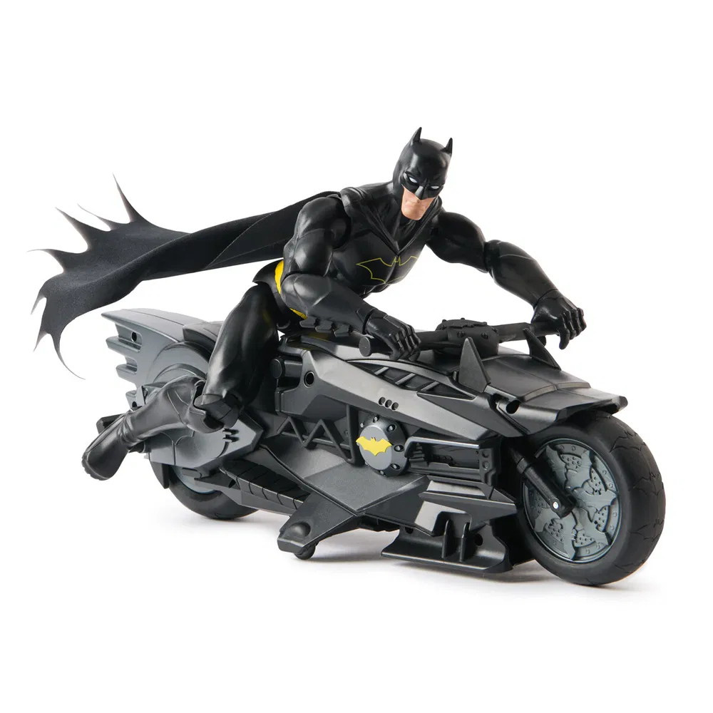 Batman and Stealth Batcycle