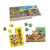 Træpuslespil - Rubble & Crew 3-i-1 24 Brikker Træpuslespil - Rubble & Crew 3-i-1 24 Brikker