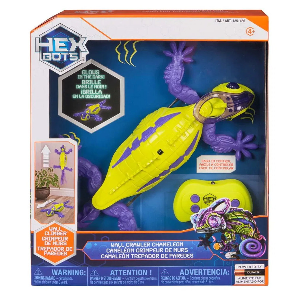 Hex Bots - Vægklatringskamæleon, Grøn