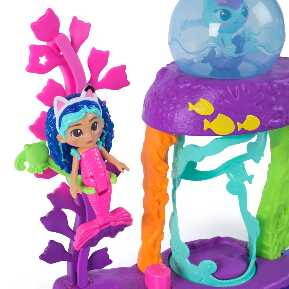 Gabbys Dollhouse 'MerCat´s' Coolorful Kitty Aquarium