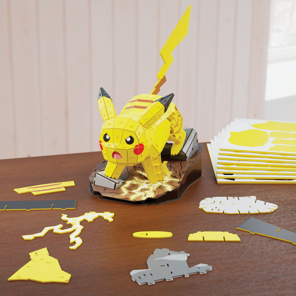 4D Puslespil Pokemon Pikachu 30 cm