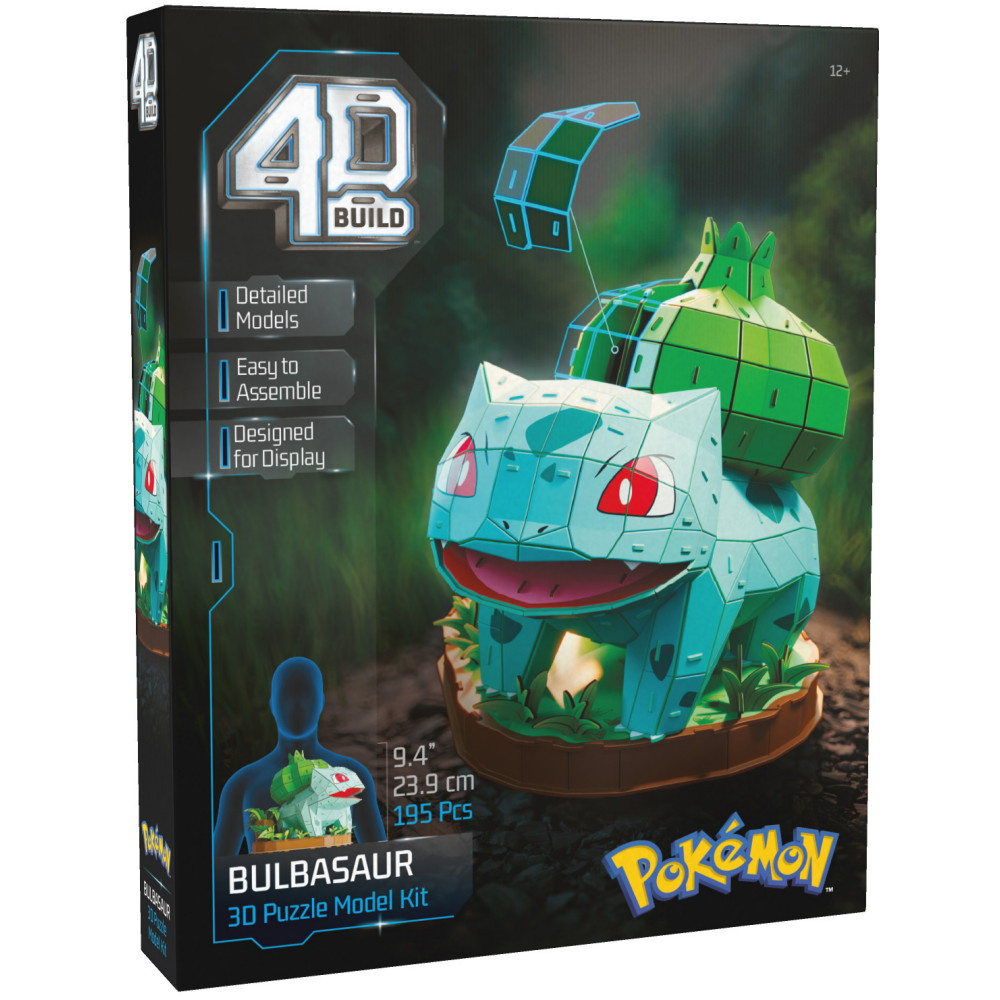 4D-puslespil Pokémon Bulbasaur 30 cm