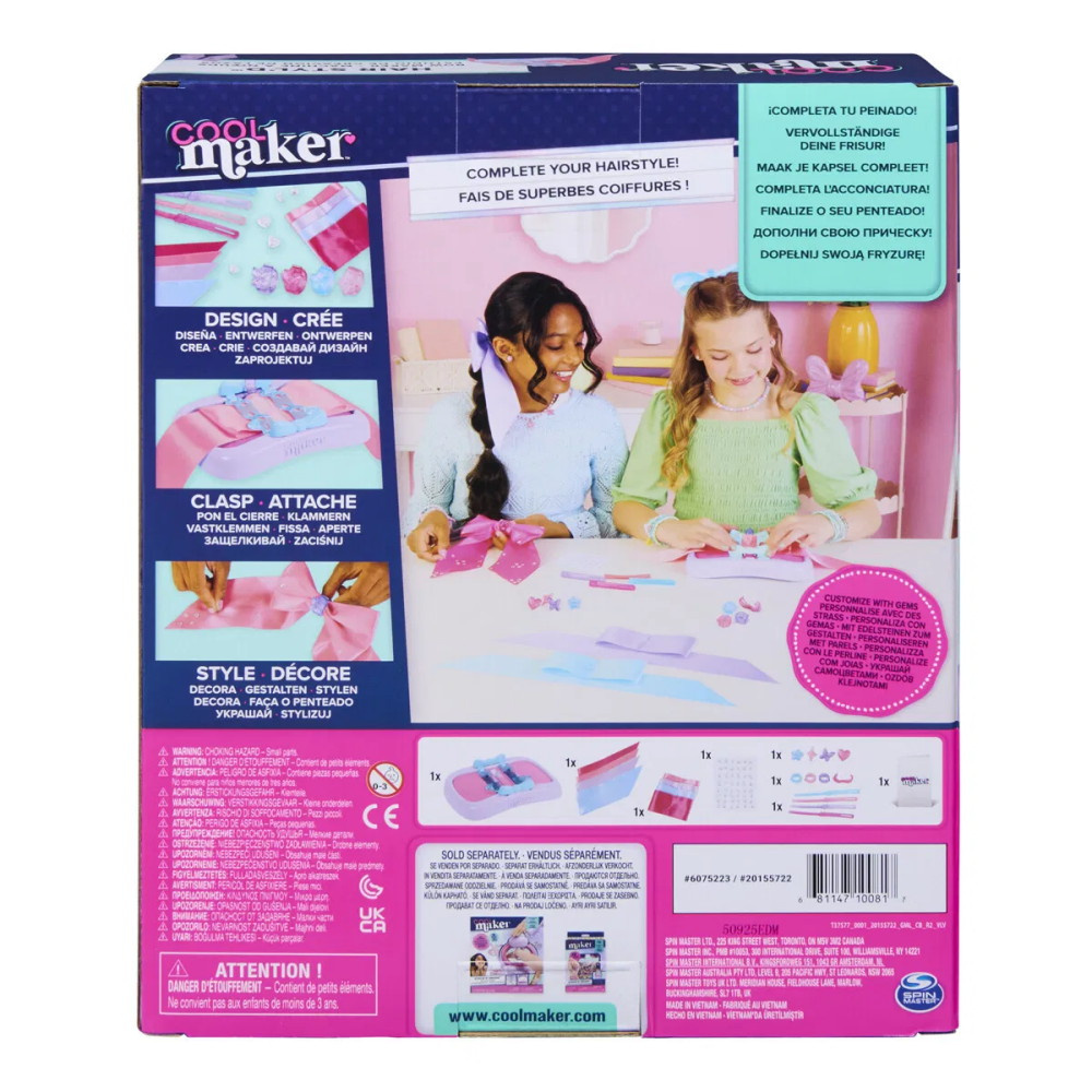 Cool Maker Hair Styl'D Bowtique-sløjfemaskine-sæt