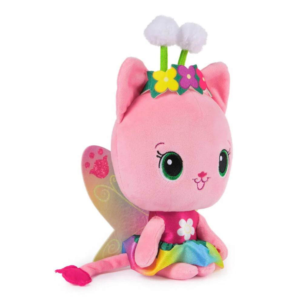 Gabby's Dollhouse Regnbue-lysende “Kitty Fairy”-bamsetøj