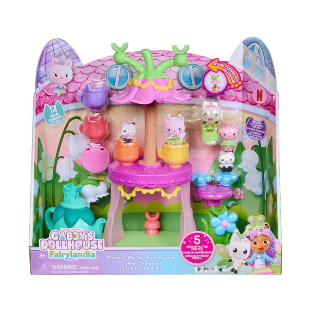 Gabby's Dollhouse Legesæt Flutterriffic Tea Party 