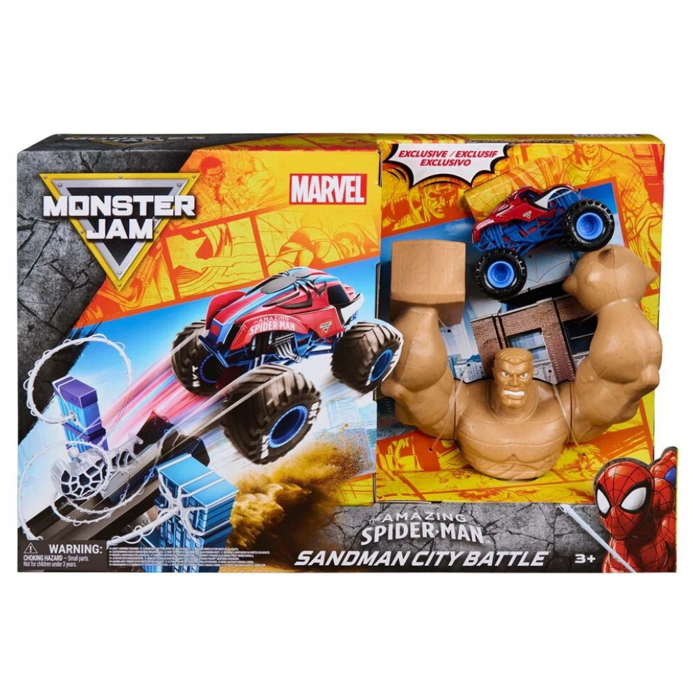 Monster Jam - Marvel Amazing Spider-Man - Sandman City Battle