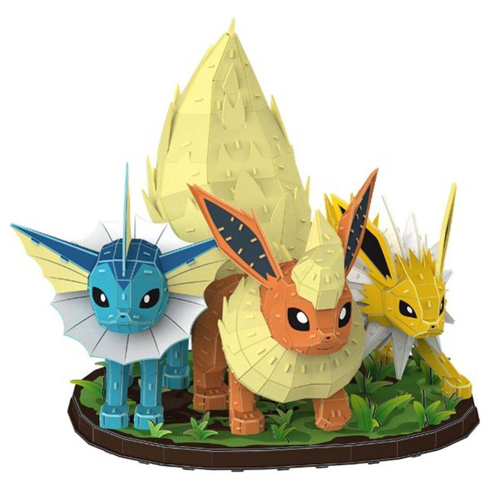 4D Build Pokémon puslespil Eevee Evolution Trio