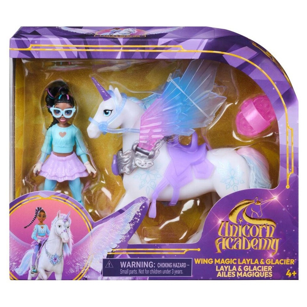 Unicorn Academy Wing Magic Layla og Glacier 