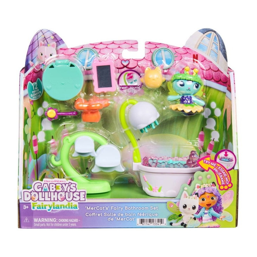 Gabby's Dollhouse Legesæt Mercat Fairy Bathroom