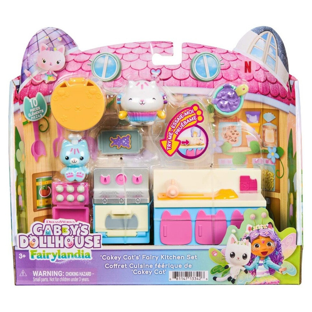 Gabby's Dollhouse Legesæt Fairylandia Cakey Cat