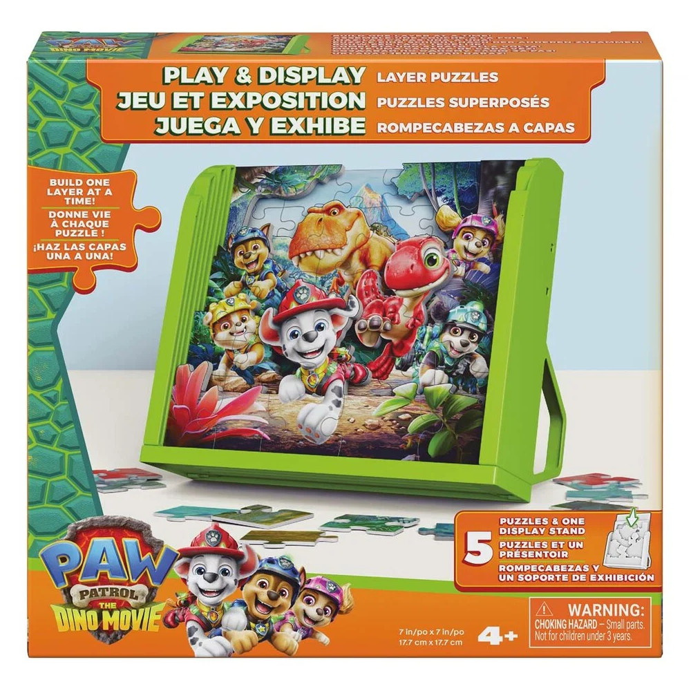 Puslespil: Paw Patrol The Dino Movie 6-48 Brikker