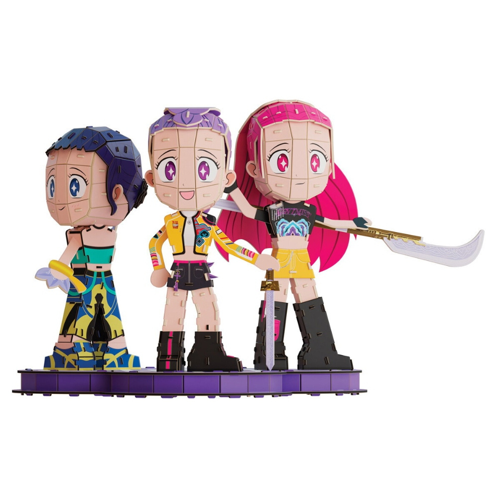 KPDH 4D Build puslesæt Huntrix Chibi 