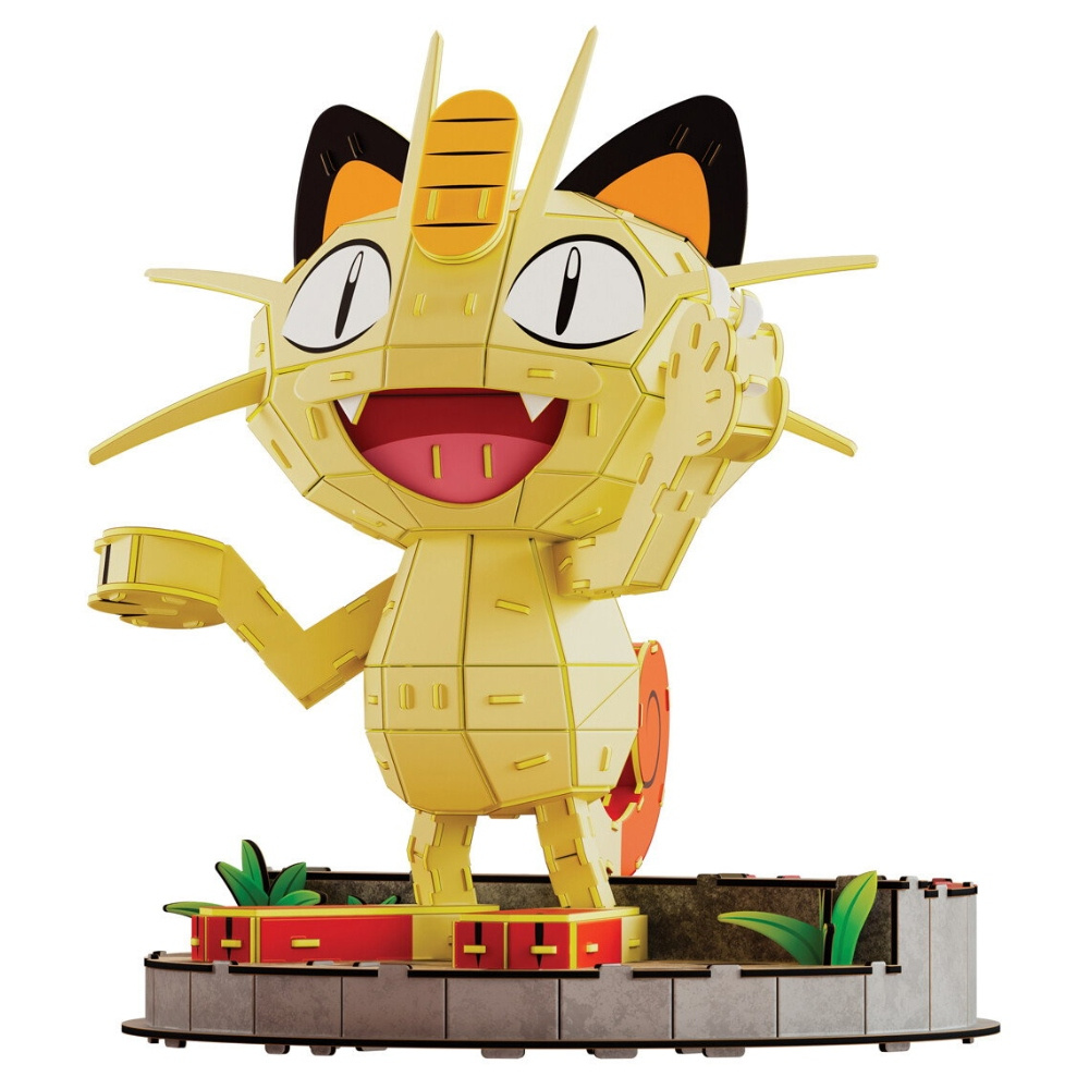 4D Build puslespil Pokémon Meowth