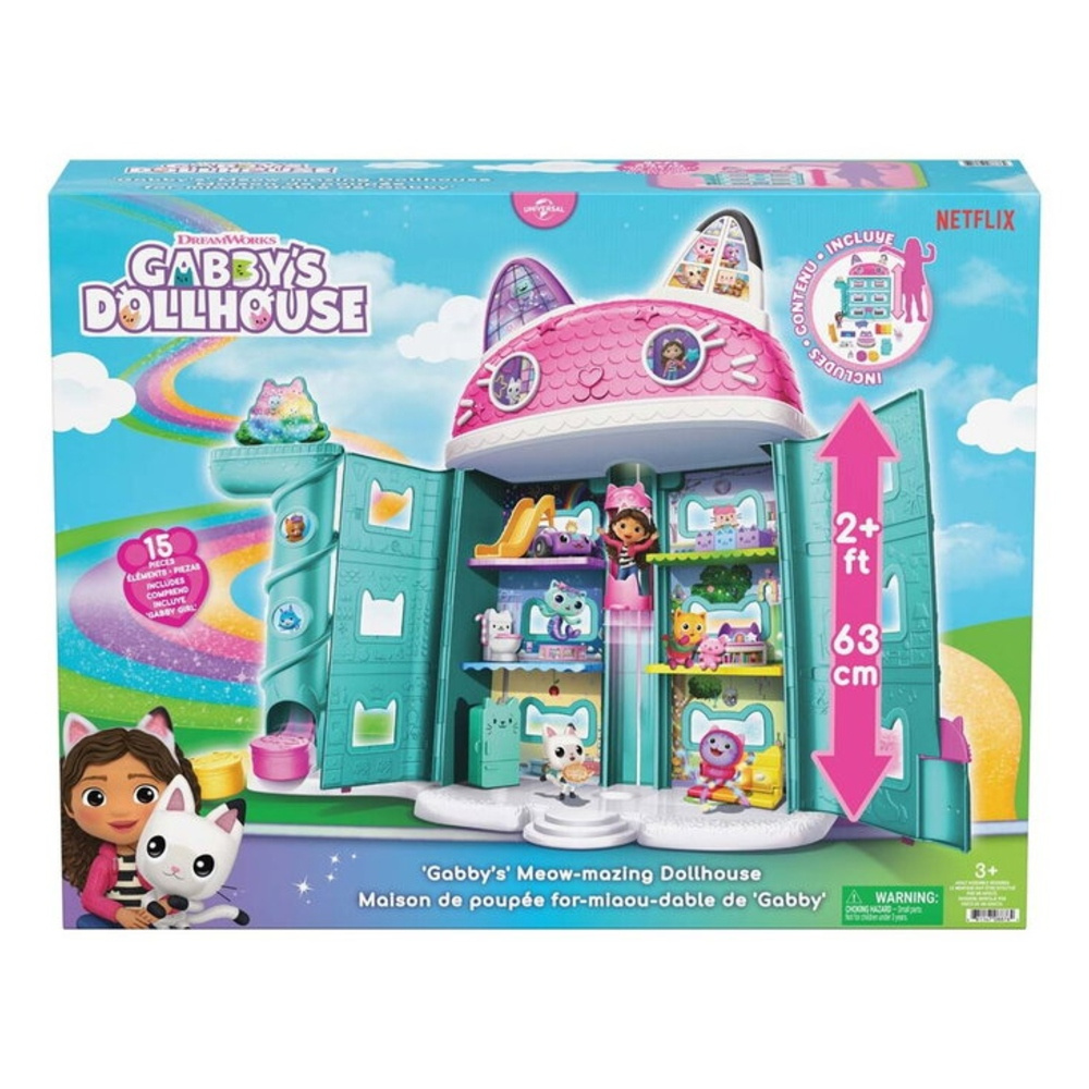 Gabby's Dollhouse Dukkehus Meow Mazing