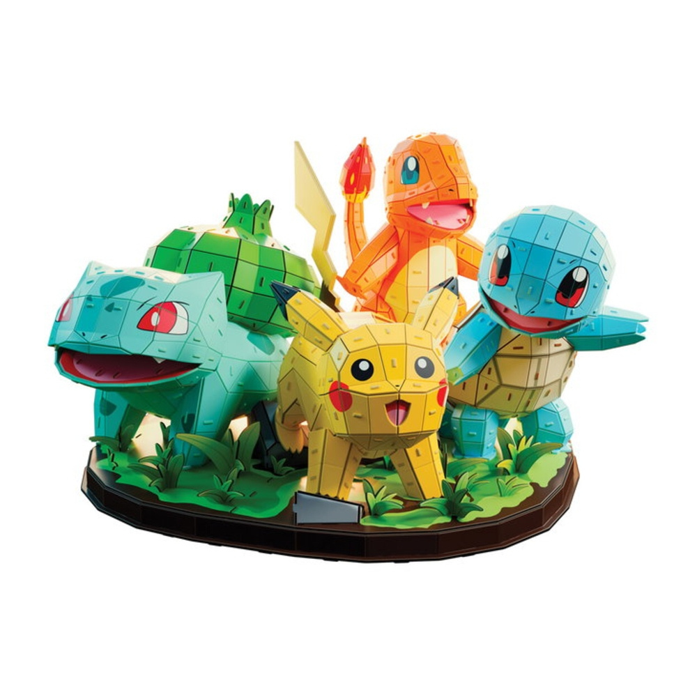 4D Build Puslespil Pokémon First Starters