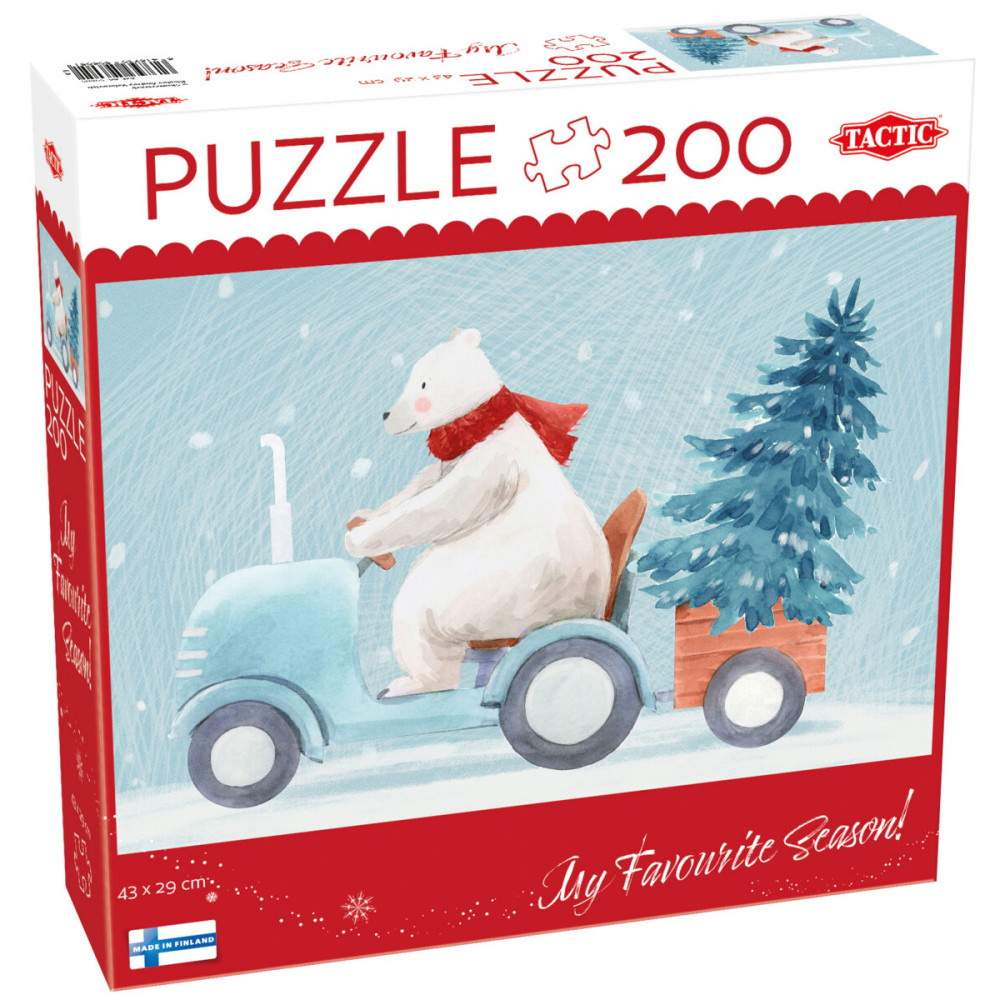 Tactic Puzzle: Lovers Christmas Tree Hunt 200 Pcs
