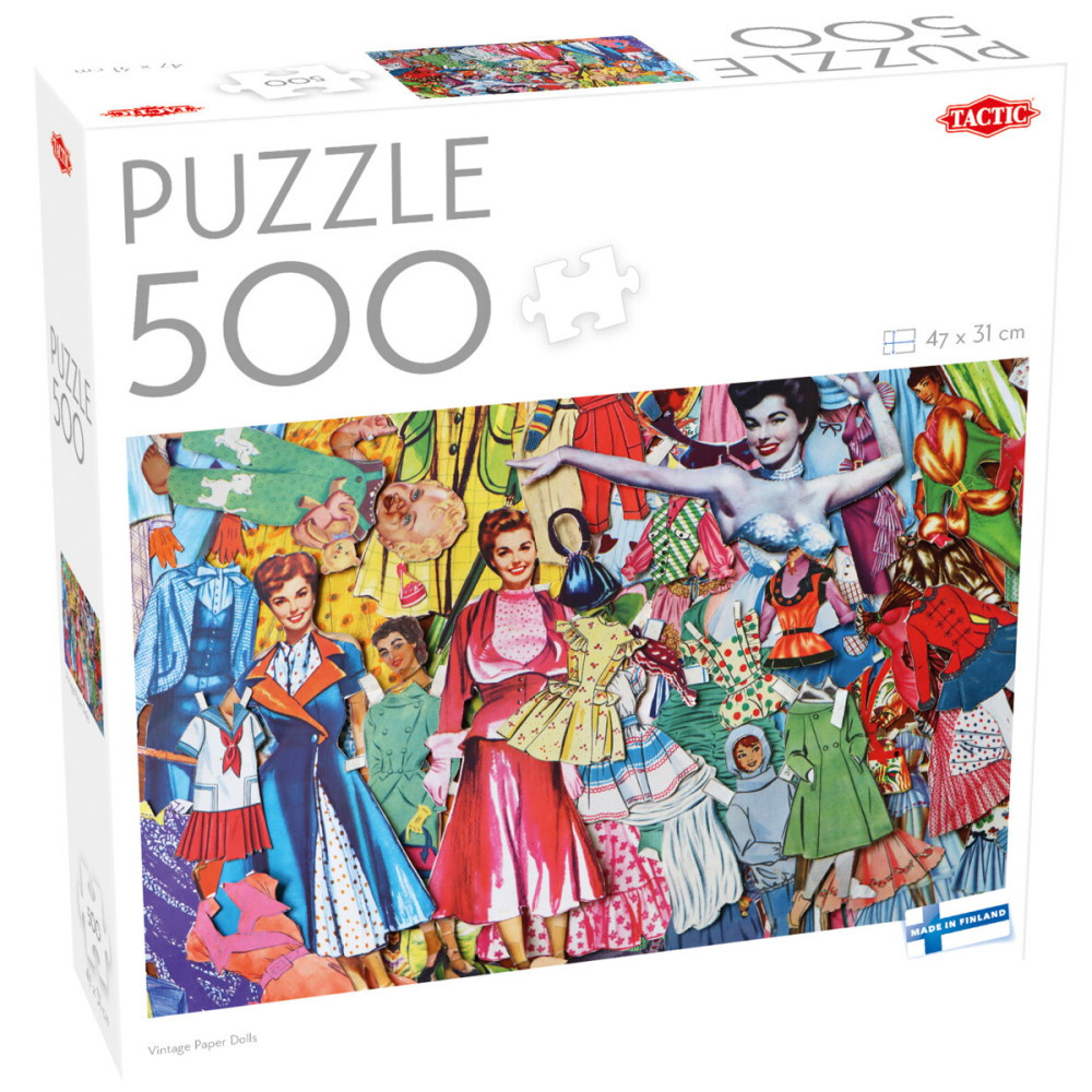 Tactic Puzzle: Vintage Paper Dolls 500 Pcs