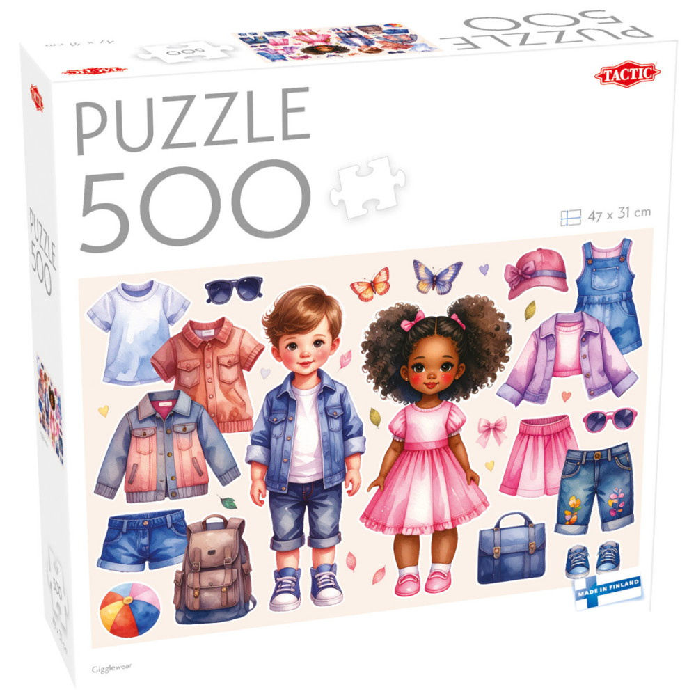Tactic Puzzle: Gigglewear 500 Pcs