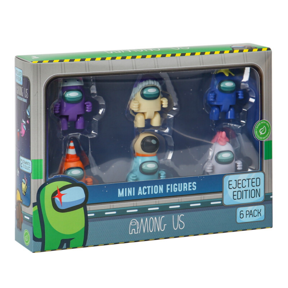 Among Us Mini Action Figurer 6-pak