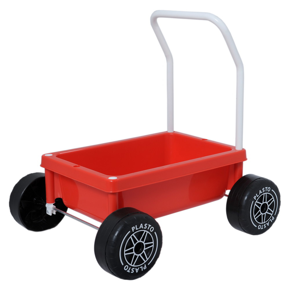 Plasto Lær at gå klapvogn - Rød