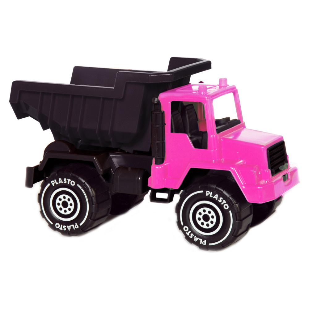 Plasto Lastbil - Lyserød/Sort