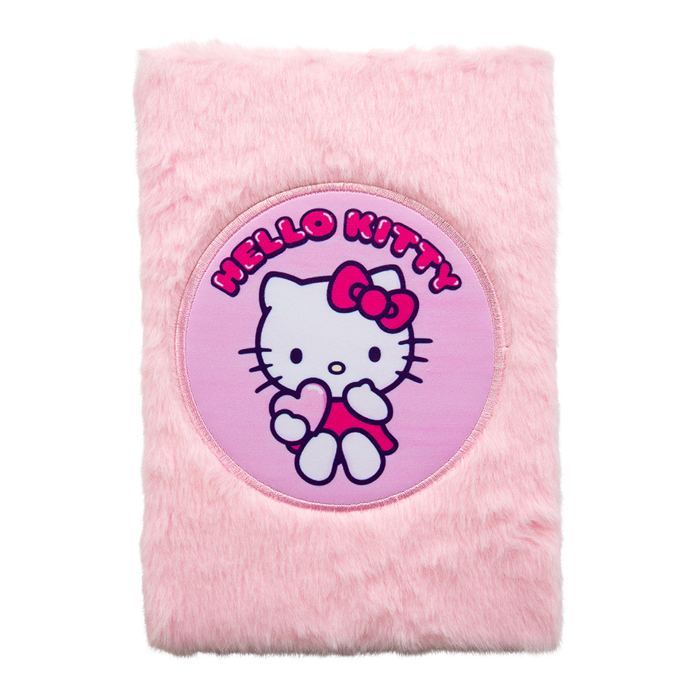 Fluffy Hello Kitty Notebook