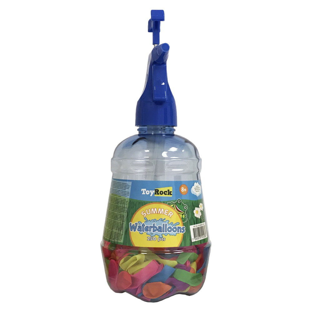 Vandballonpumpe og 250 balloner