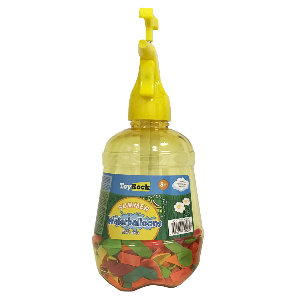 Vandballonpumpe og 250 balloner