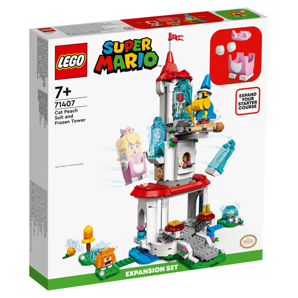 LEGO Super Mario - Cat Peachs dragt og det frosne tårn