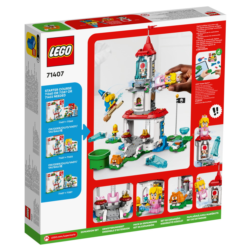 LEGO Super Mario - Cat Peachs dragt og det frosne tårn