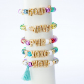 Nice Crea Smykkesæt ABC Guld Nice Crea Smykkesæt ABC Guld