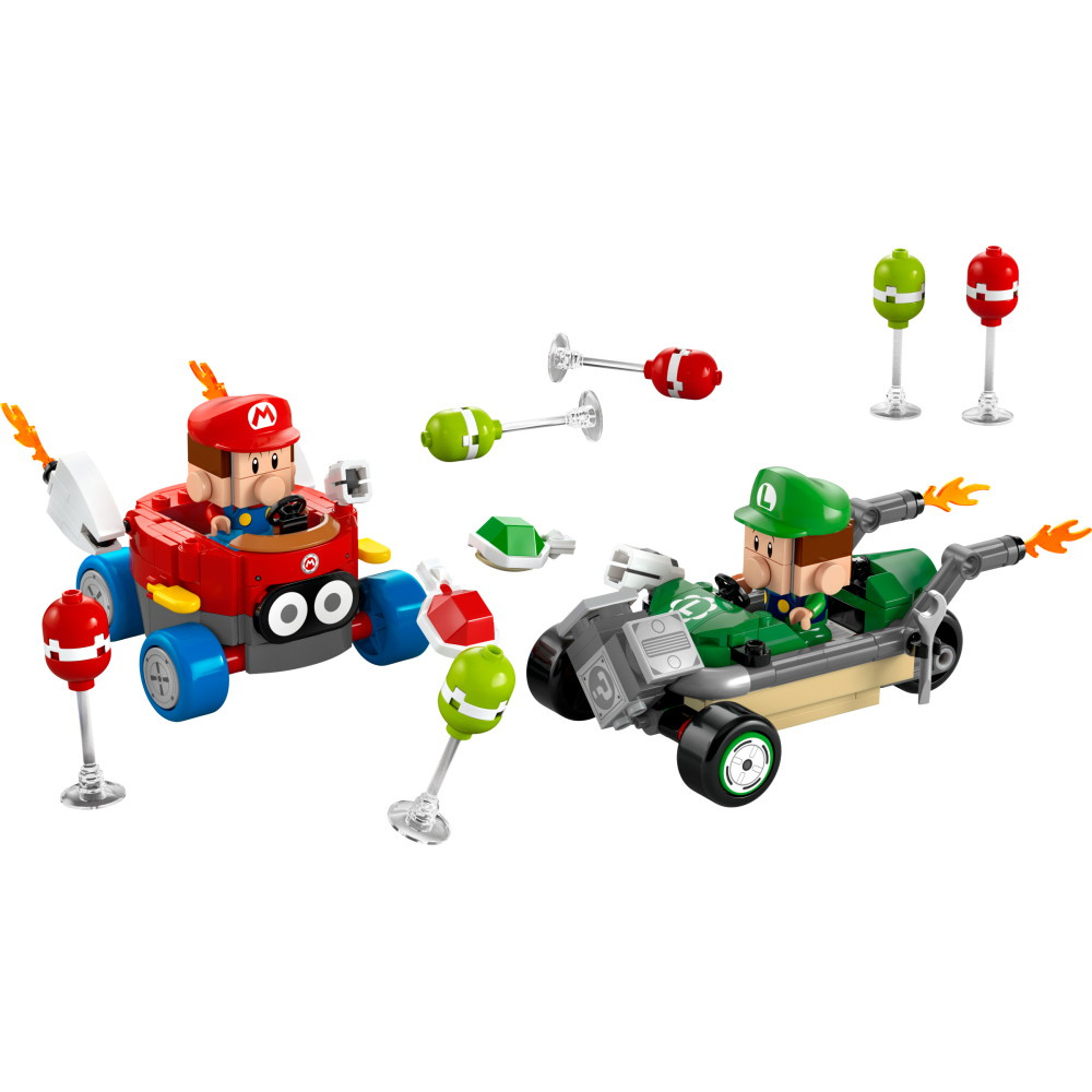 LEGO Super Mario - Mario Kart – Baby Mario mod Baby Luigi