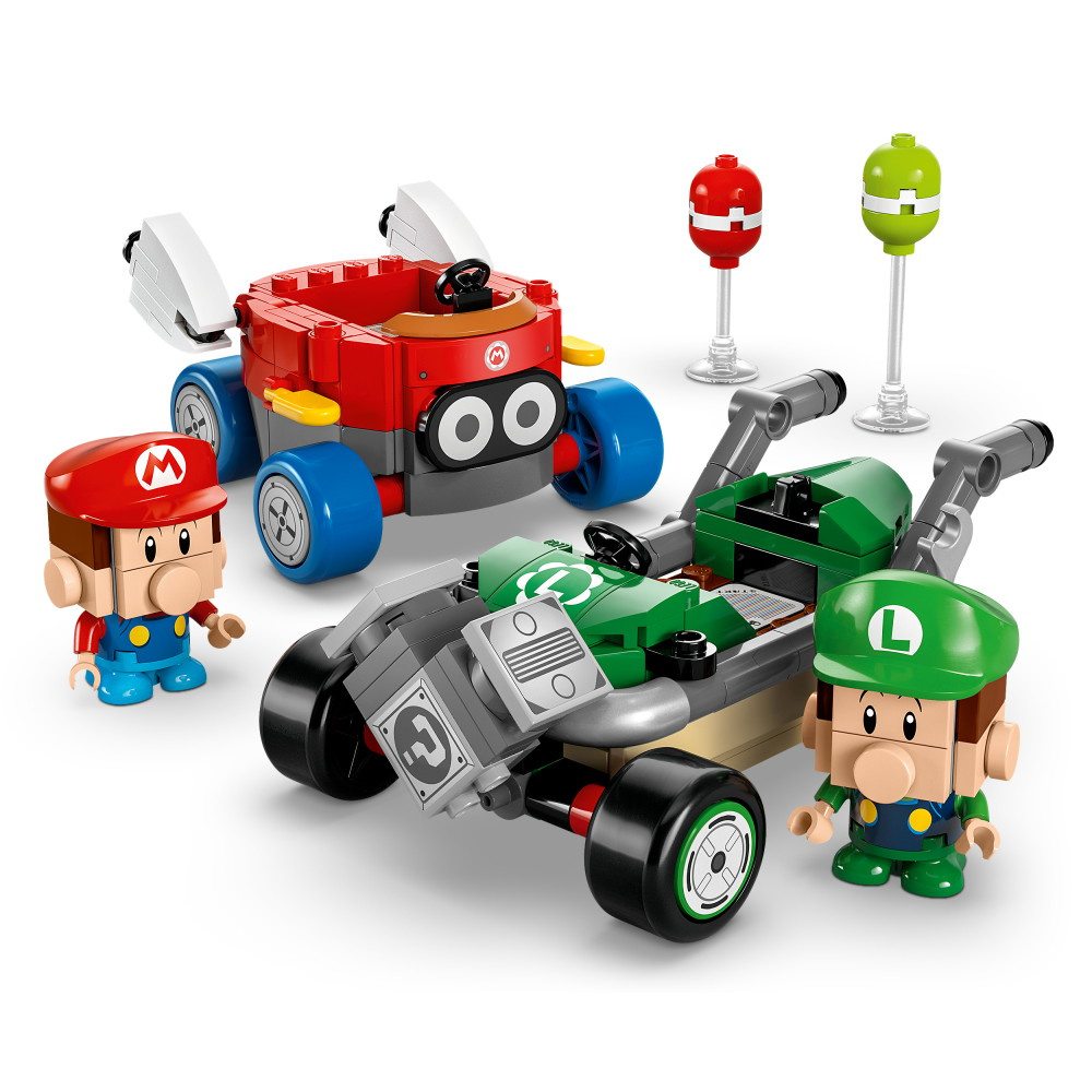 LEGO Super Mario - Mario Kart – Baby Mario mod Baby Luigi