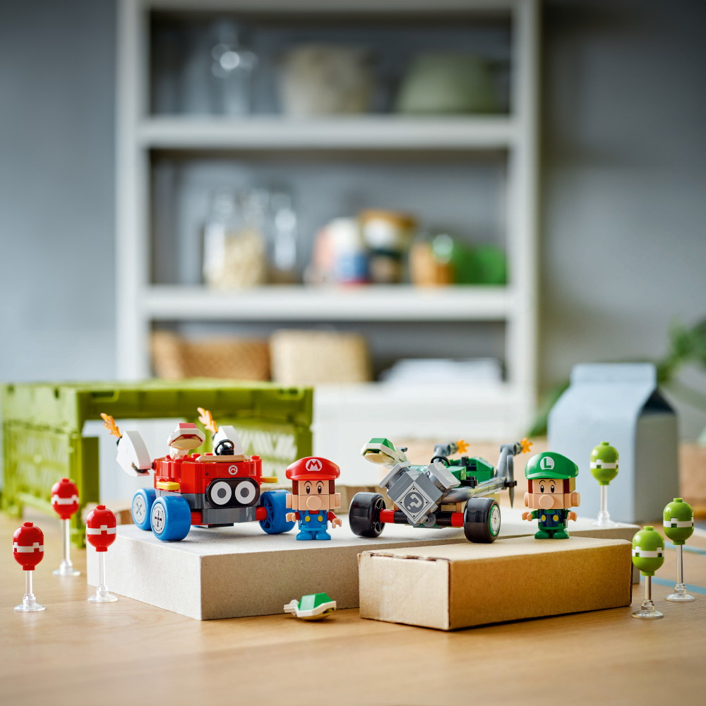 LEGO Super Mario - Mario Kart – Baby Mario mod Baby Luigi