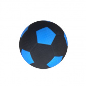 Soccer Rubber Black Blue sz 5