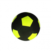 Soccer Rubber Black Yellow sz 5